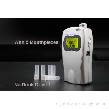 Digital Alcohol Tester with Mouthpieces and Memory Records Dyt At570